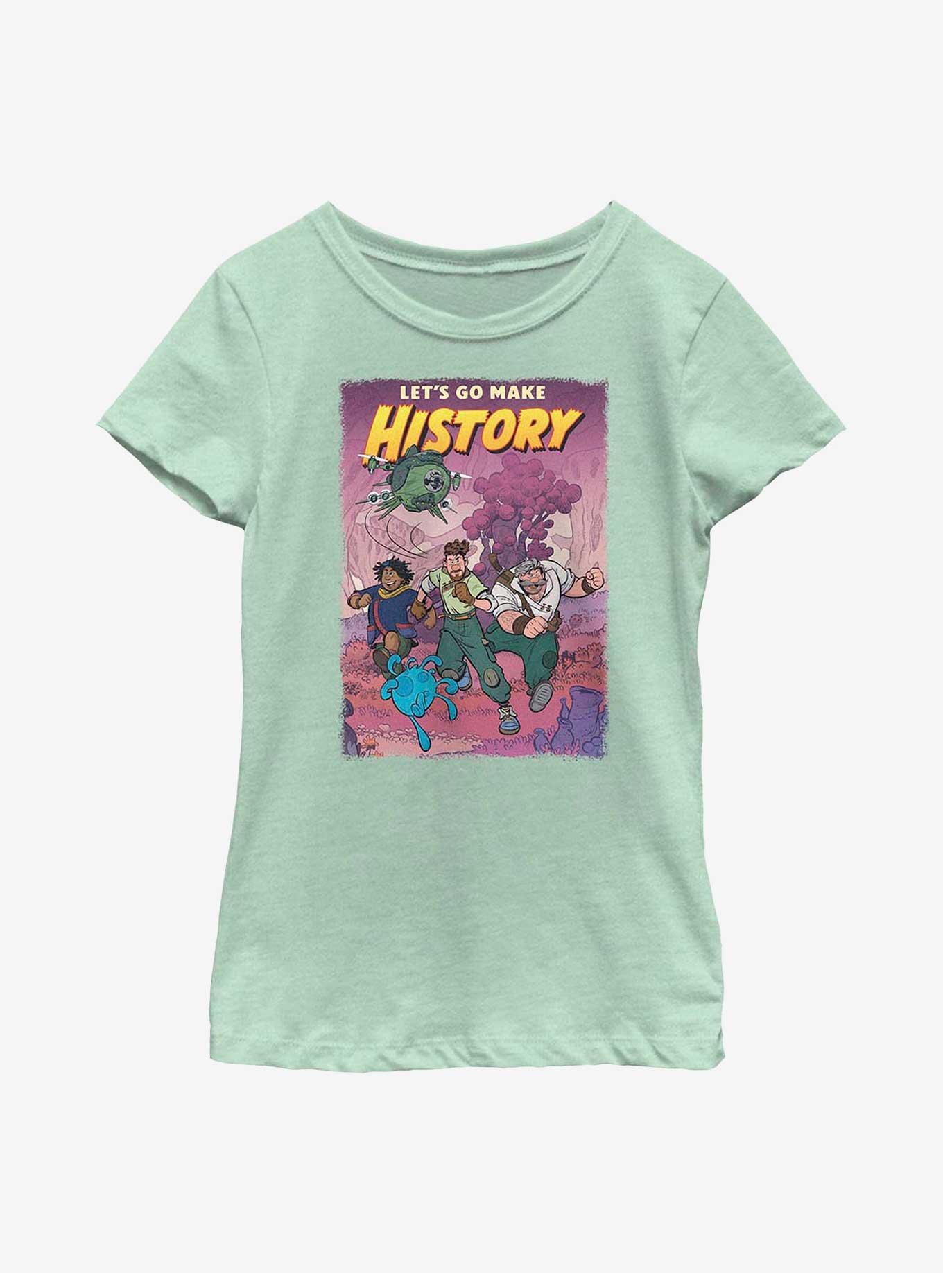Disney Strange World Let?s Go Make History Youth Girls T-Shirt, , hi-res