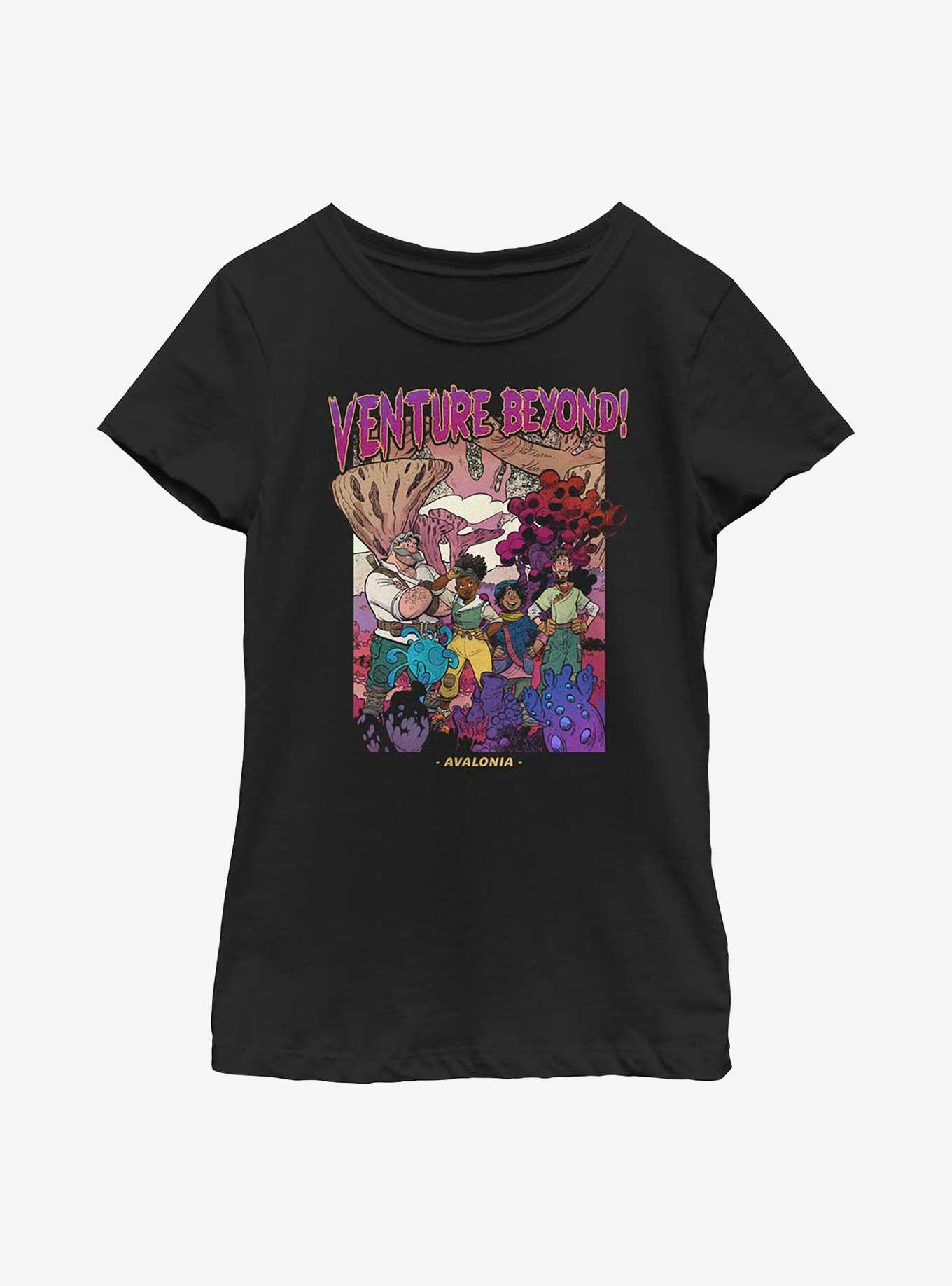 Disney Strange World Venture Beyond! Youth Girls T-Shirt, BLACK, hi-res