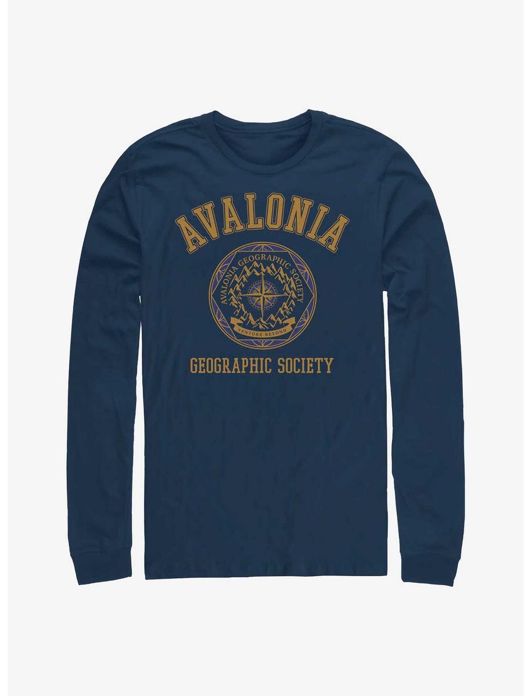 Disney Strange World Avalonia Geographic Society Long-Sleeve T-Shirt, NAVY, hi-res