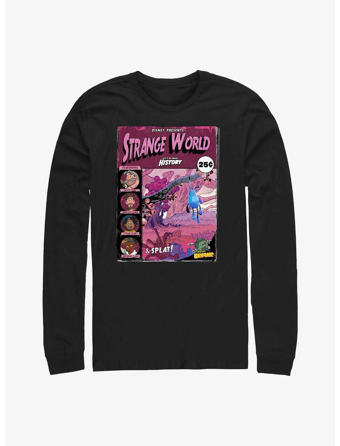 Disney Strange World Comic Adventures Long-Sleeve T-Shirt, BLACK, hi-res
