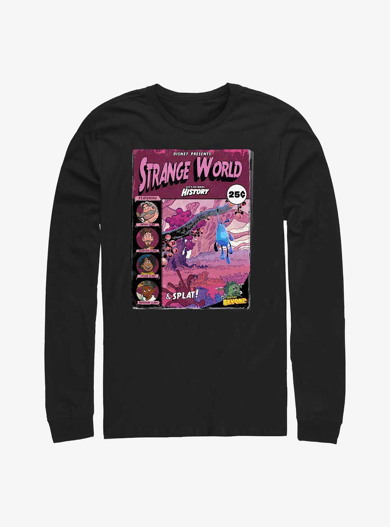 Disney Strange World Comic Adventures Long-Sleeve T-Shirt, BLACK, hi-res