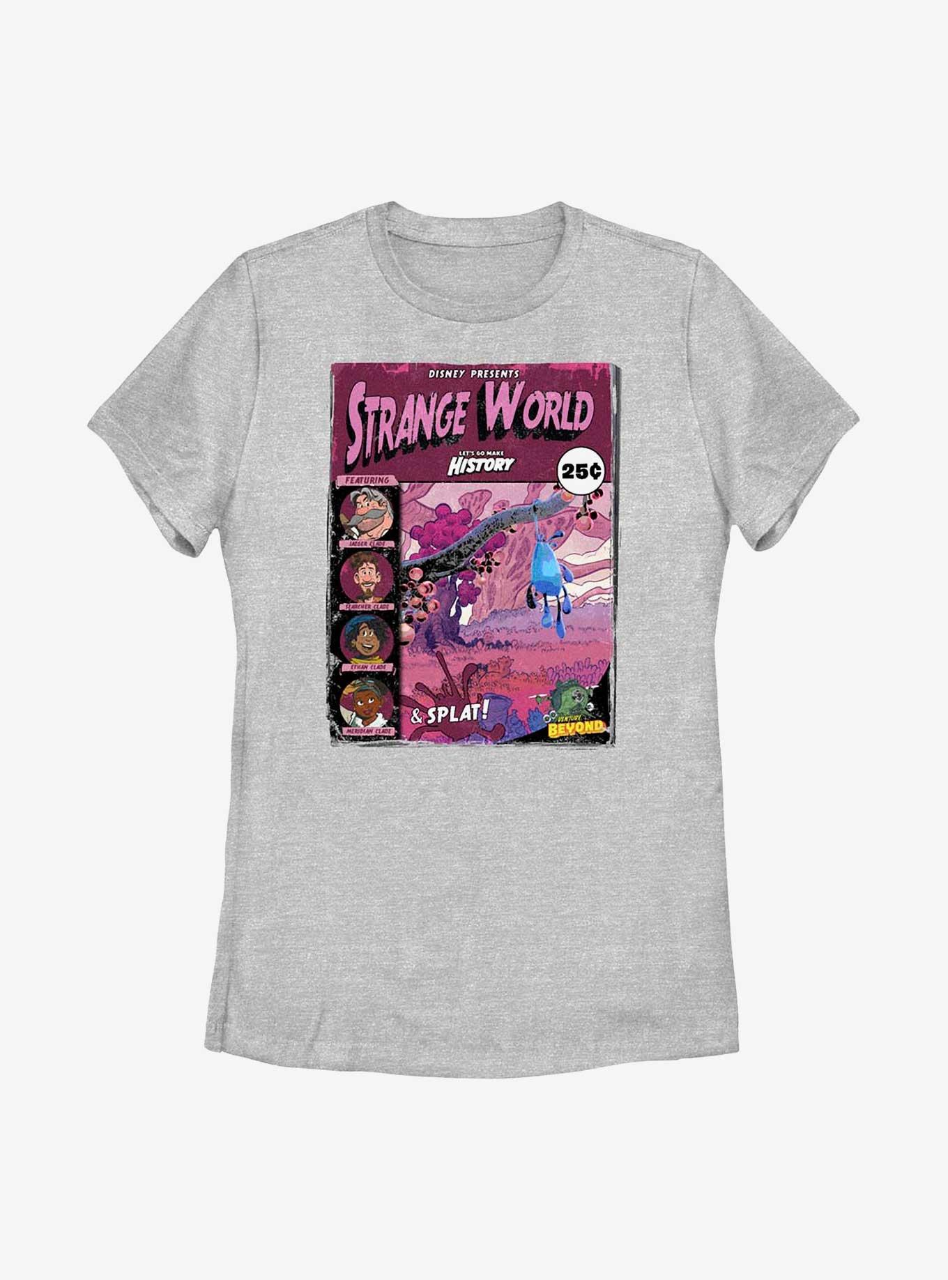 Disney Strange World Comic Adventures Womens T-Shirt, ATH HTR, hi-res