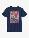 Disney Strange World Let?s Go Make History Youth T-Shirt, NAVY, hi-res