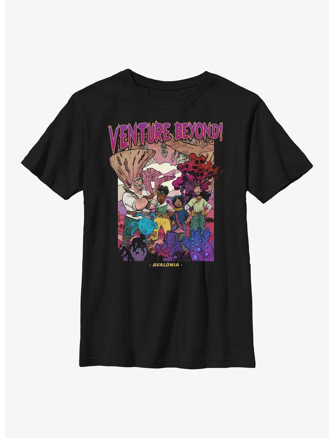 Disney Strange World Venture Beyond! Youth T-Shirt, BLACK, hi-res