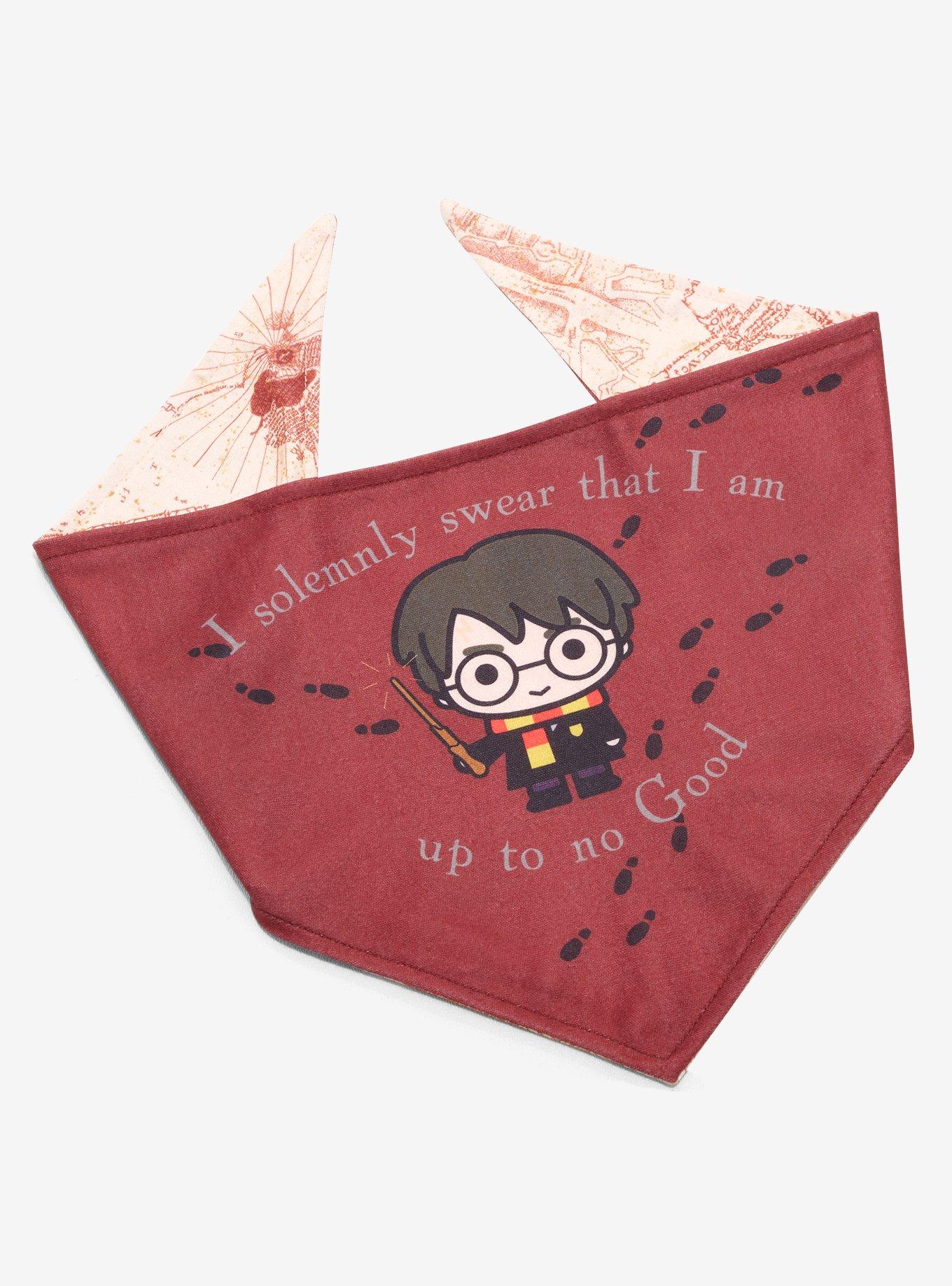 Harry Potter Marauder's Map Reversible Pet Bandana - BoxLunch Exclusive, MULTI, hi-res