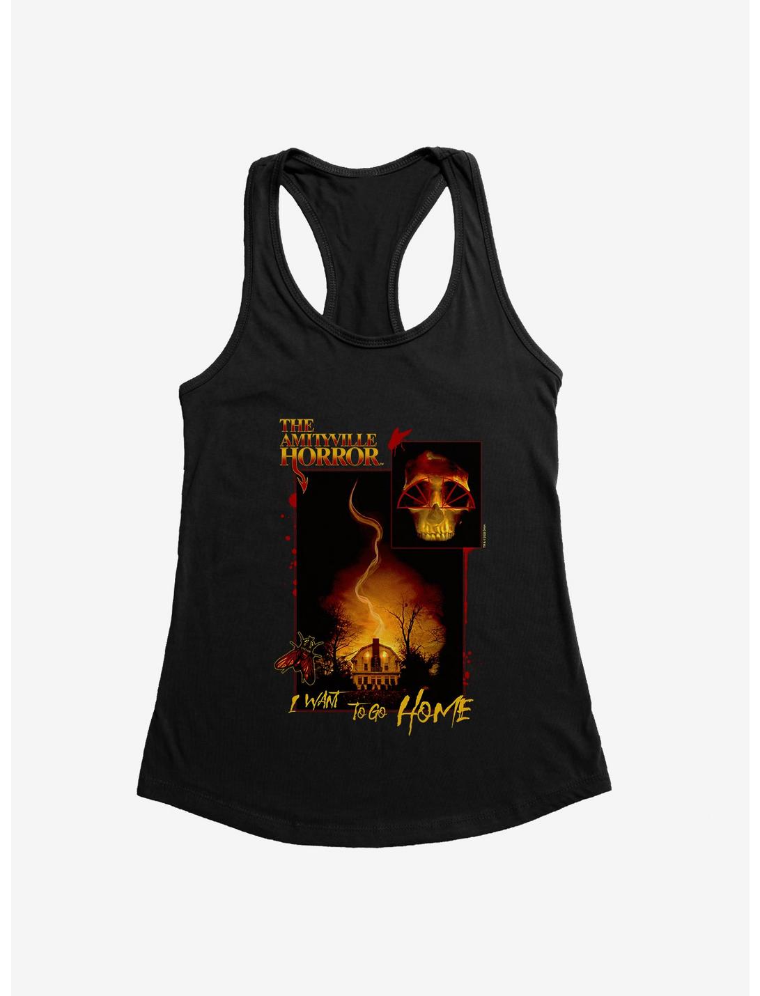 The Amityville Horror I Want To Go Home Girls Tank, BLACK, hi-res