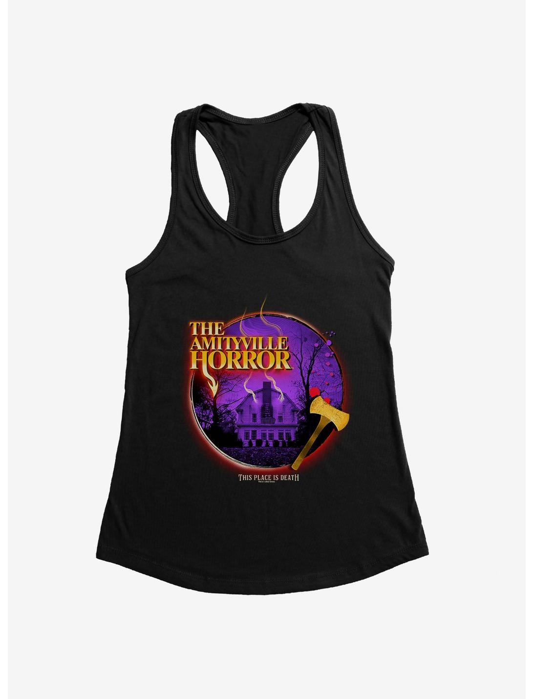 The Amityville Horror This Place Is Death Girls Tank, BLACK, hi-res