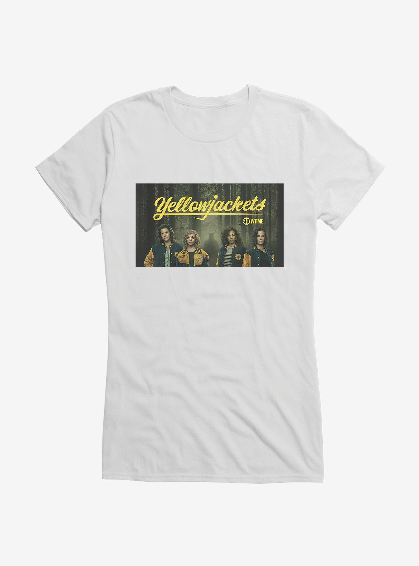 Yellowjackets Poster Card Girls T-Shirt, WHITE, hi-res