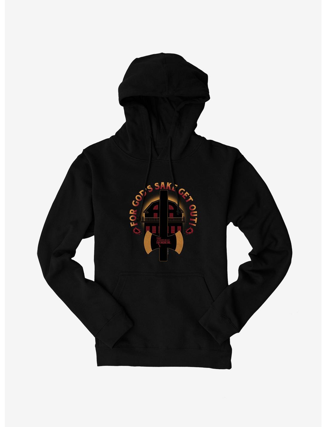 The Amityville Horror Get Out! Hoodie, BLACK, hi-res