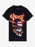 Ghost Half Demon Boyfriend Fit Girls T-Shirt, BLACK, hi-res