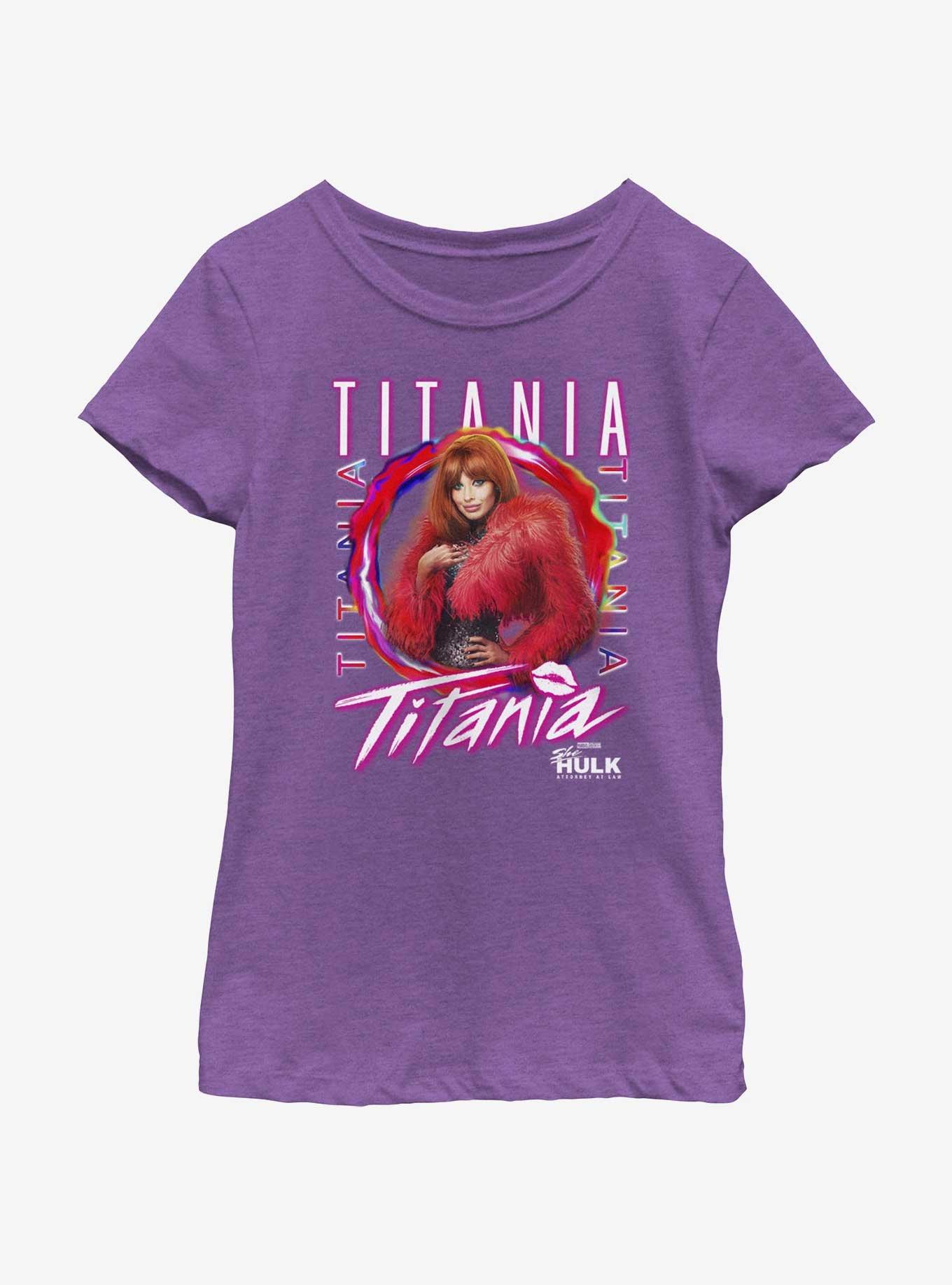 Marvel She-Hulk Titania Poster Youth Girls T-Shirt, , hi-res