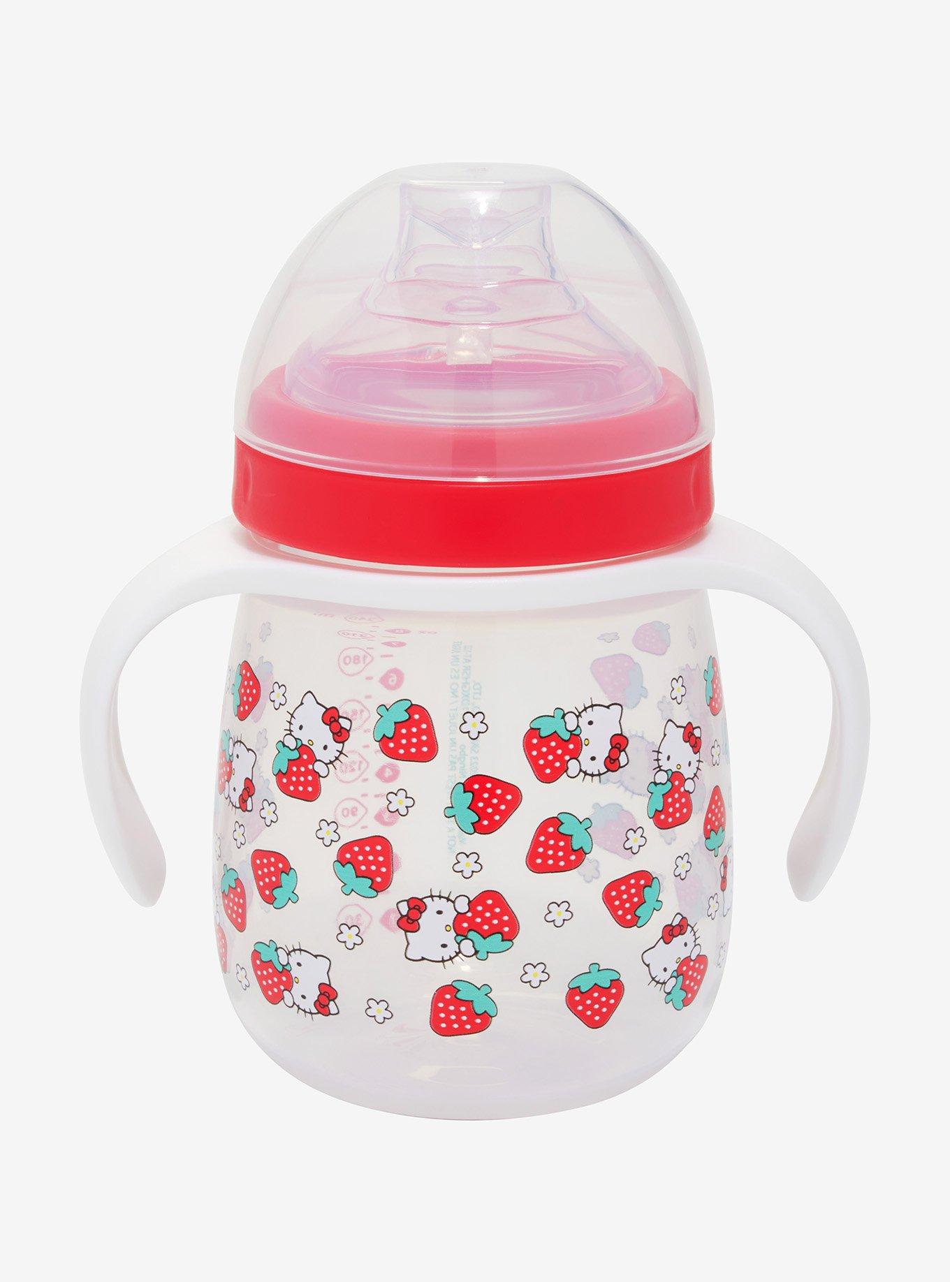 Sanrio Hello Kitty Strawberry Sippy Cup - Box Lunch Exclusive, , hi-res