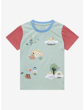 Sanrio Cinnamoroll Camping Characters Allover Print Toddler T-Shirt - BoxLunch Exclusive, , hi-res