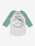 Sanrio Cinnamoroll Camping Portrait Youth Raglan T-Shirt - BoxLunch Exclusive, BEIGE, hi-res