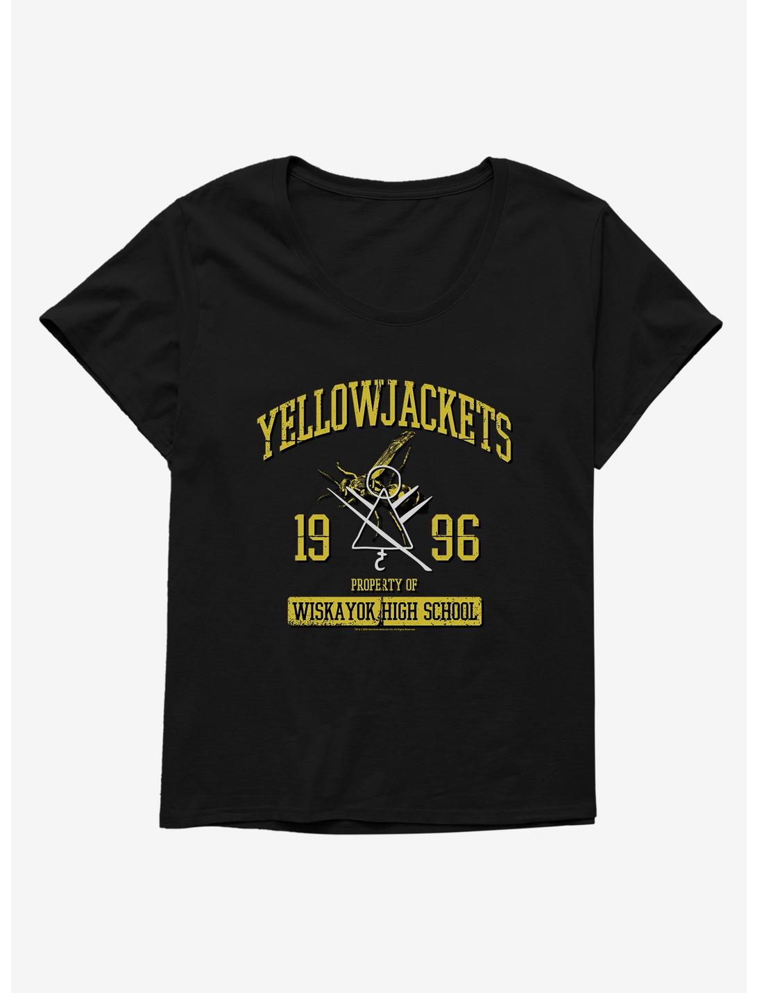 Yellowjackets Property Of Wiskayok High School Girls T-Shirt Plus Size, BLACK, hi-res