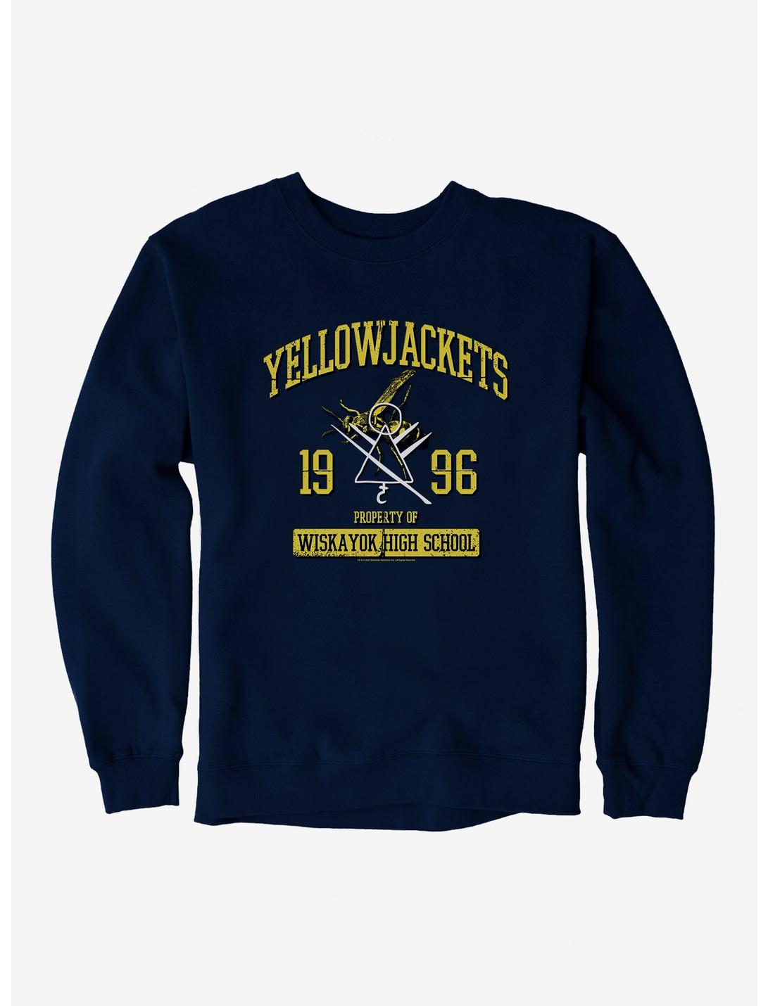 Yellowjackets Property Of Wiskayok High School Sweatshirt, NAVY, hi-res