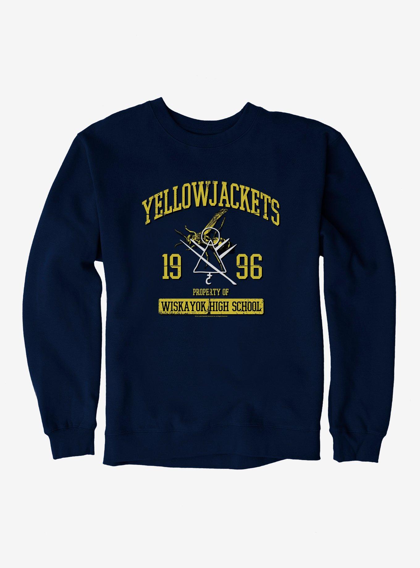 Yellowjackets Property Of Wiskayok High School Sweatshirt, NAVY, hi-res