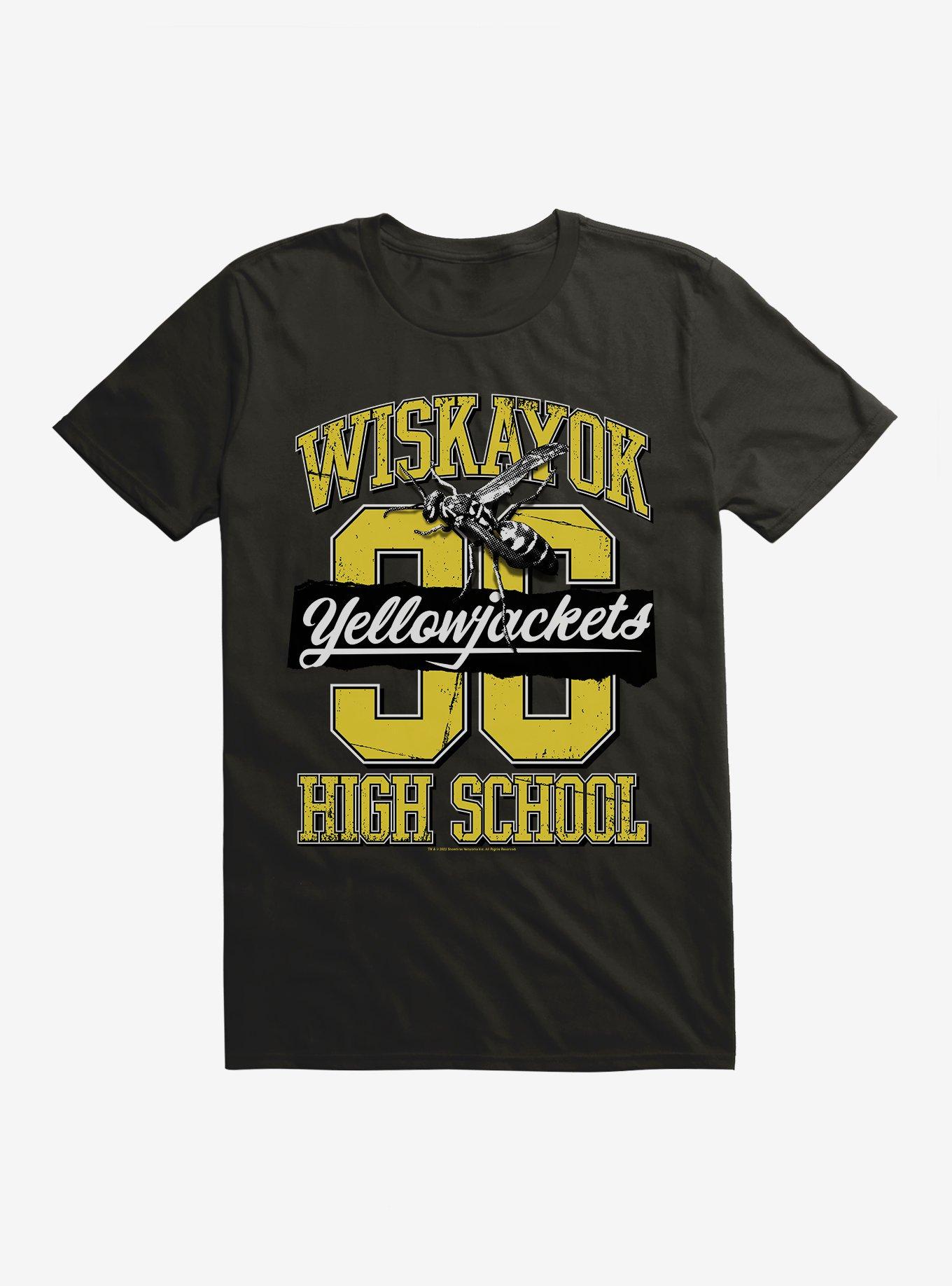 Yellowjackets Varsity Wiskayok High School T-Shirt, BLACK, hi-res
