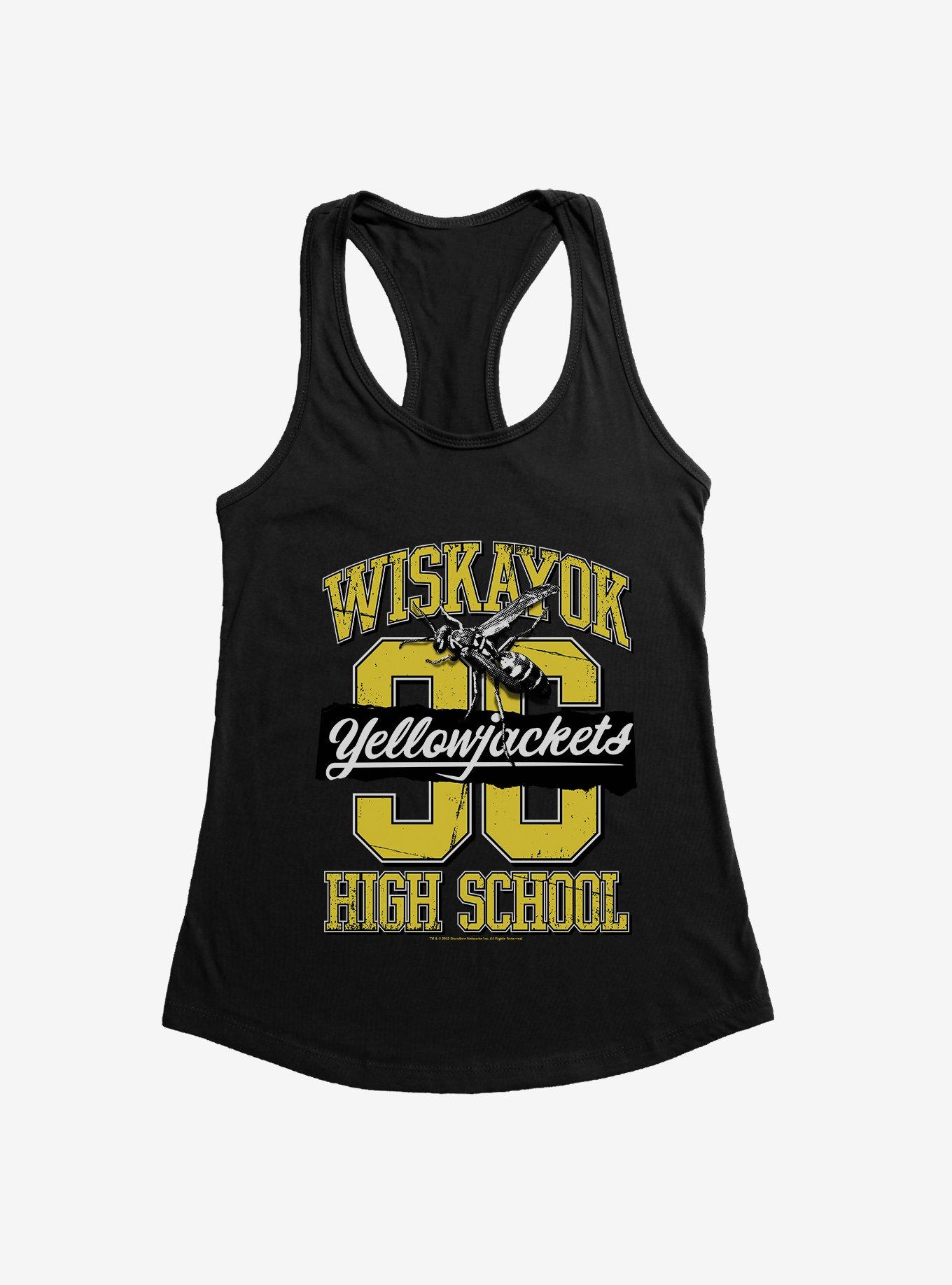 Yellowjackets Varsity Wiskayok High School Womens Tank Top, BLACK, hi-res