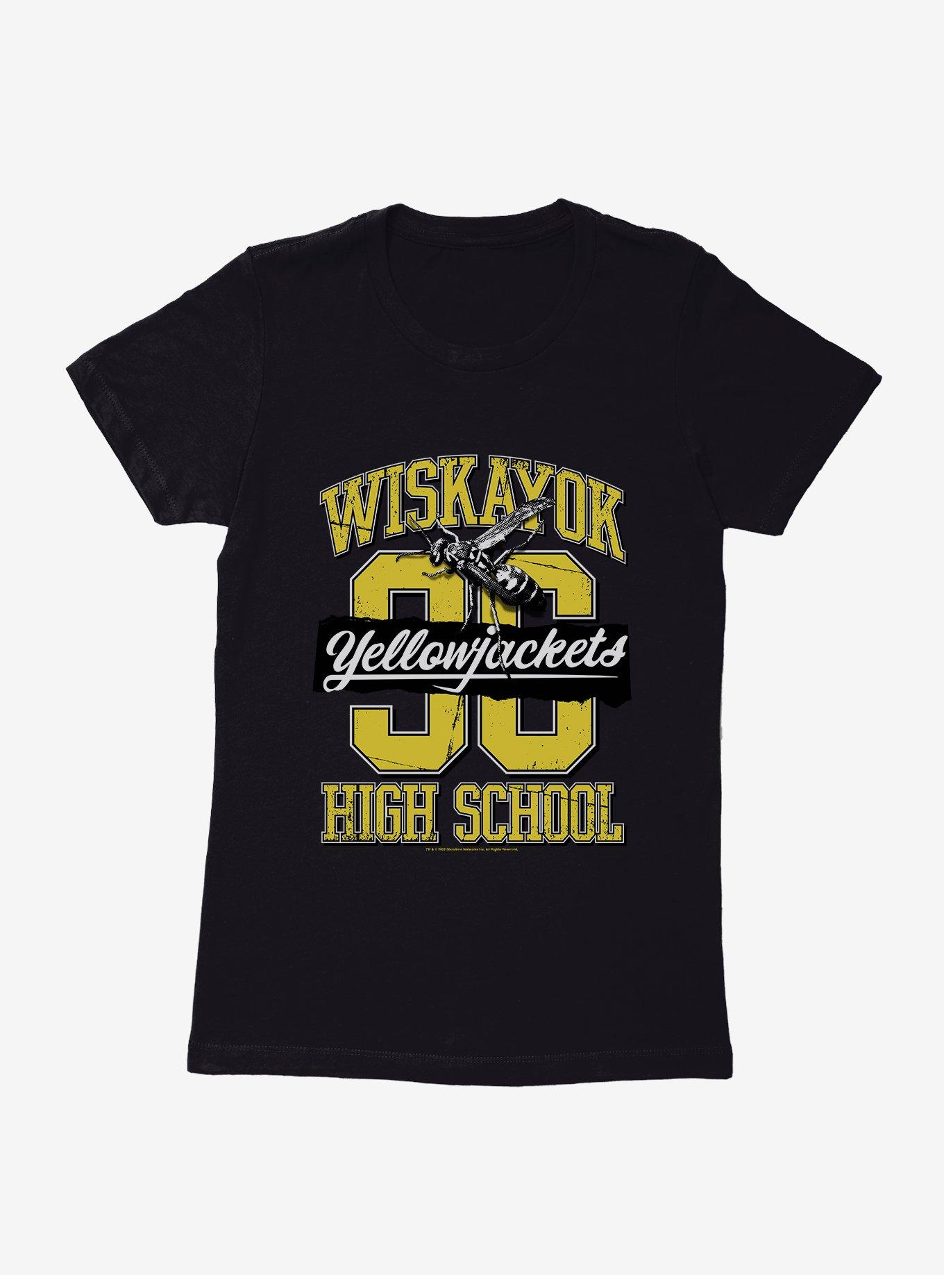 Yellowjackets Varsity Wiskayok High School Womens T-Shirt, BLACK, hi-res