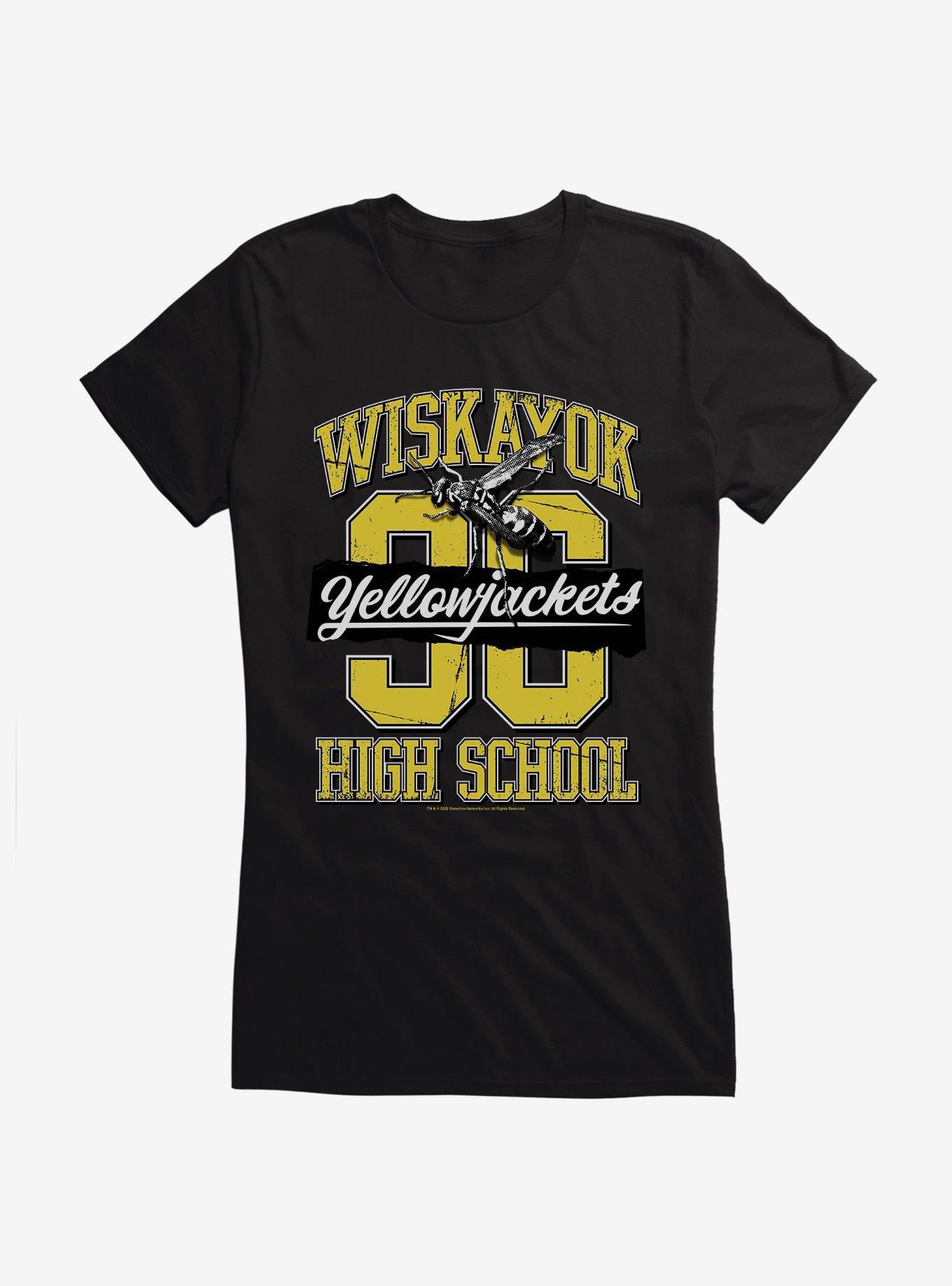 THRDLESS Yellowjackets Varsity Wiskayok High School Girls T-Shirt
