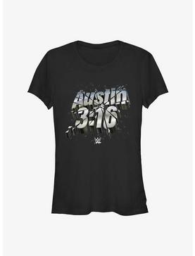 WWE Stone Cold Steve Austin 3:16 Shattered Logo Girls T-Shirt, , hi-res