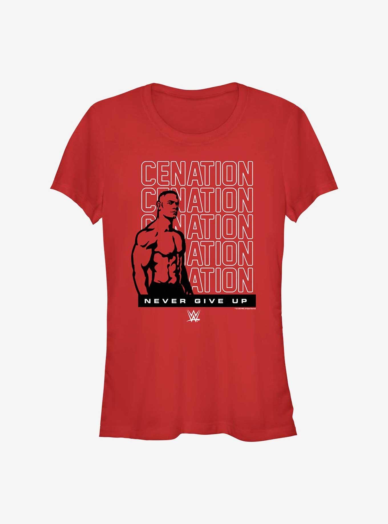 WWE John Cena Cenation Never Give Up Girls T-Shirt, , hi-res