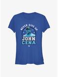 WWE John Cena Never Give Up Girls T-Shirt, ROYAL, hi-res