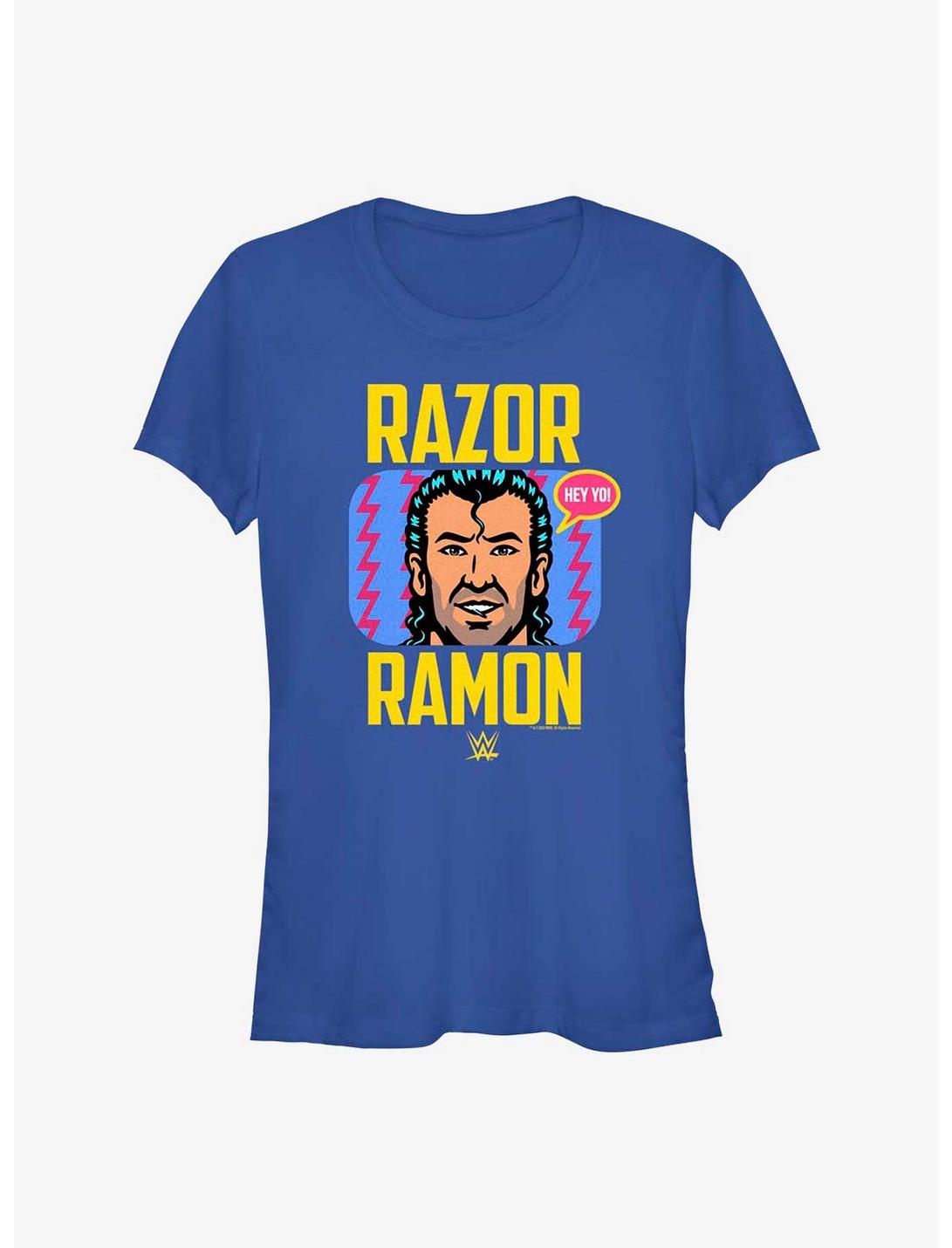 WWE Razor Ramon Scott Hall Retro Girls T-Shirt, ROYAL, hi-res