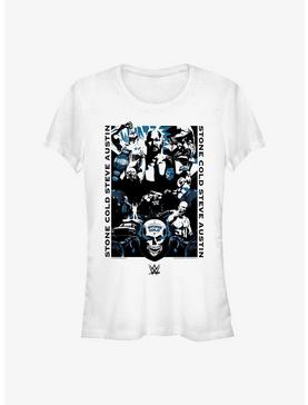 WWE Stone Cold Steve Austin Collage Girls T-Shirt, , hi-res