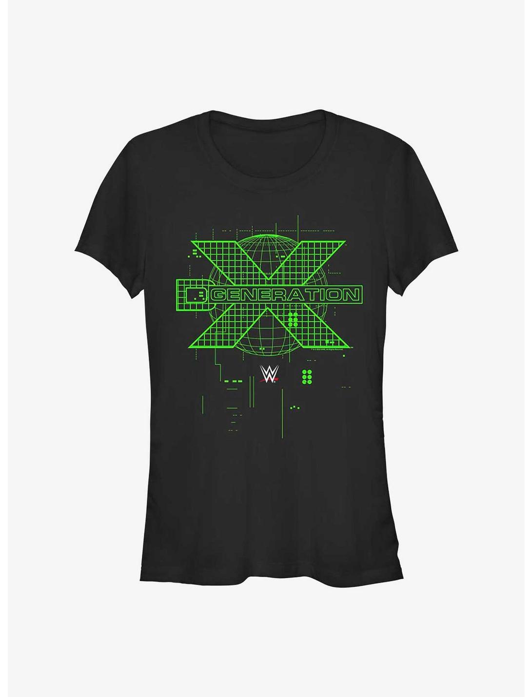 WWE D-Generation X Logo Girls T-Shirt, BLACK, hi-res