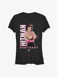 WWE Bret The Hitman Hart Girls T-Shirt, BLACK, hi-res