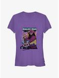 WWE Macho Man Randy Savage Retro Girls T-Shirt, PURPLE, hi-res