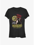 WWE Mick Foley Mankind Hardcore Legend Girls T-Shirt, BLACK, hi-res