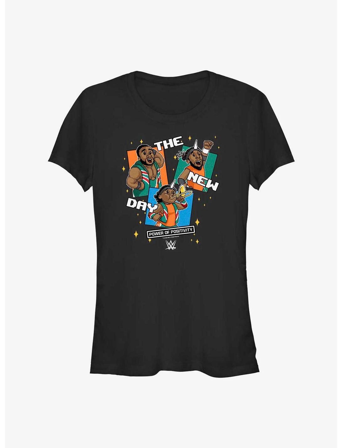 WWE The New Day 8-Bit Girls T-Shirt, BLACK, hi-res