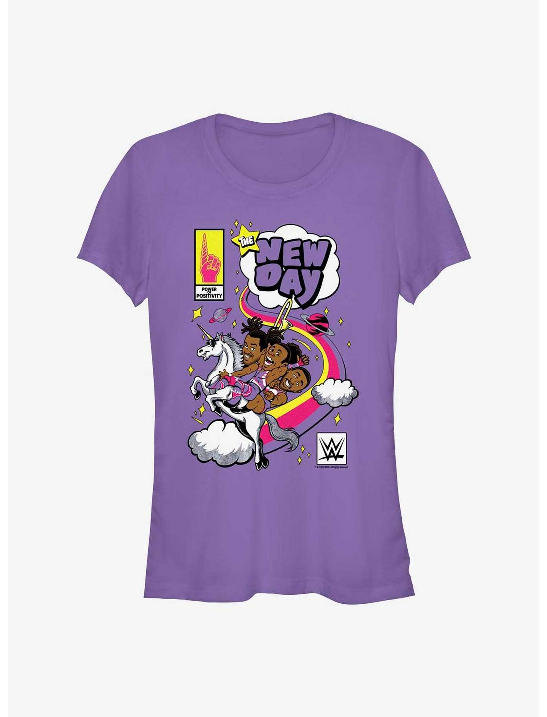 WWE The New Day Power of Positivity Girls T-Shirt, PURPLE, hi-res