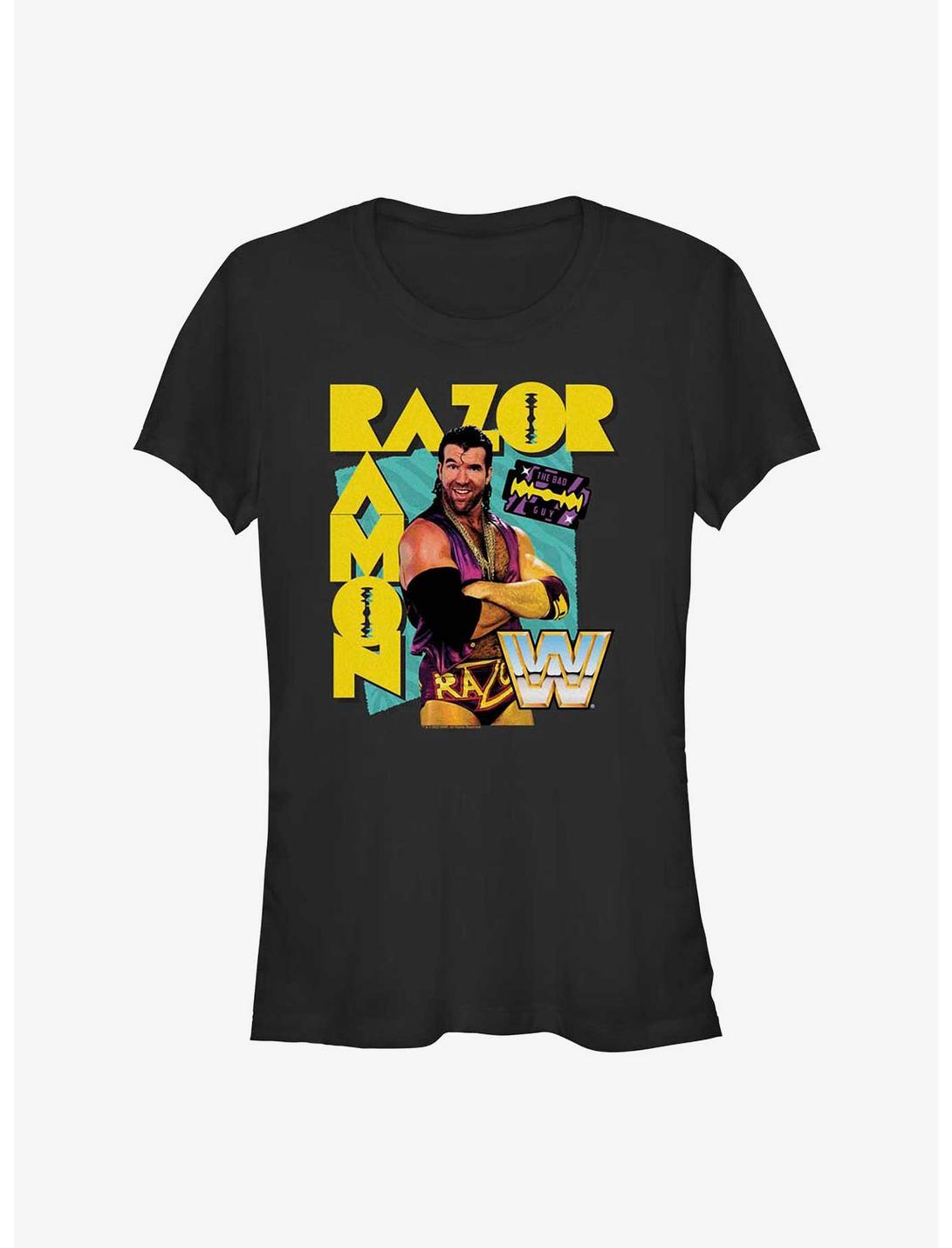 WWE Razor Ramon Scott Hall Girls T-Shirt, BLACK, hi-res