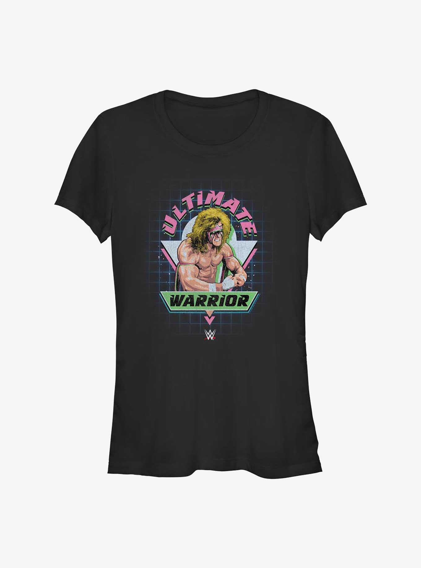 WWE Ultimate Warrior Retro Logo Girls T-Shirt