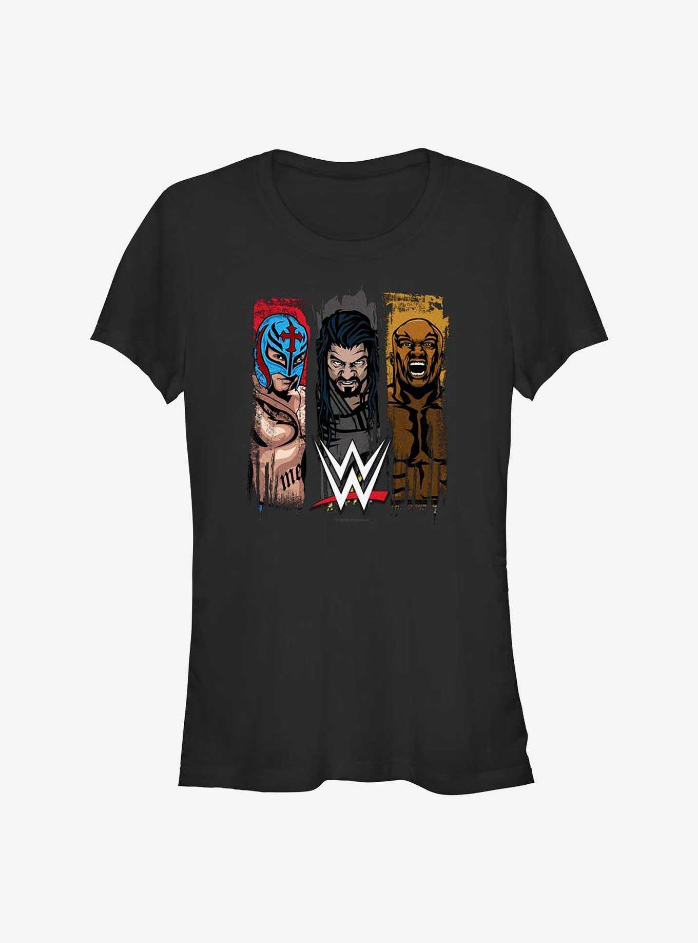 WWE Rey Mysterio, Roman Reigns & Bobby Lashley Girls T-Shirt, , hi-res