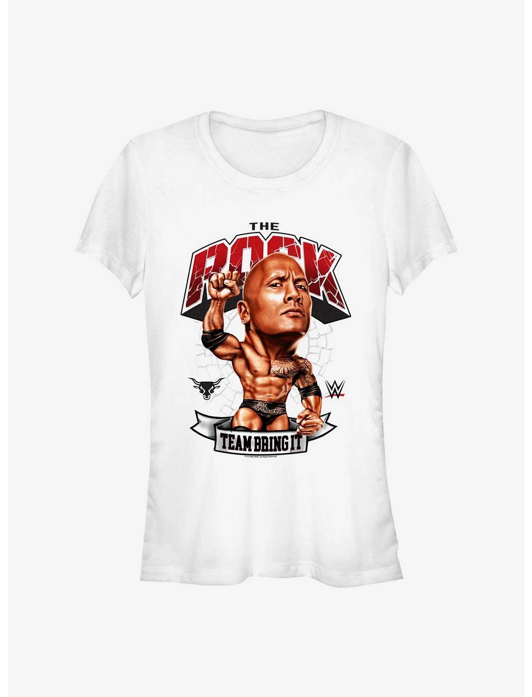 WWE The Rock Team Bring It Girls T-Shirt, WHITE, hi-res