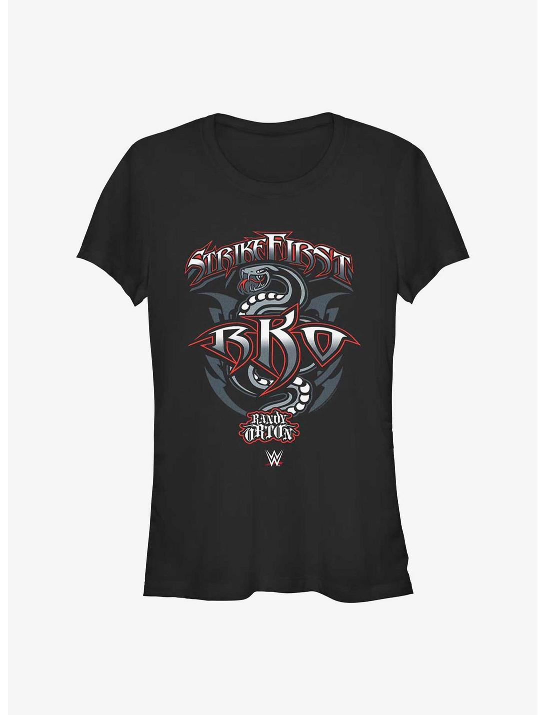 WWE Randy Orton RKO Strike First Girls T-Shirt, BLACK, hi-res