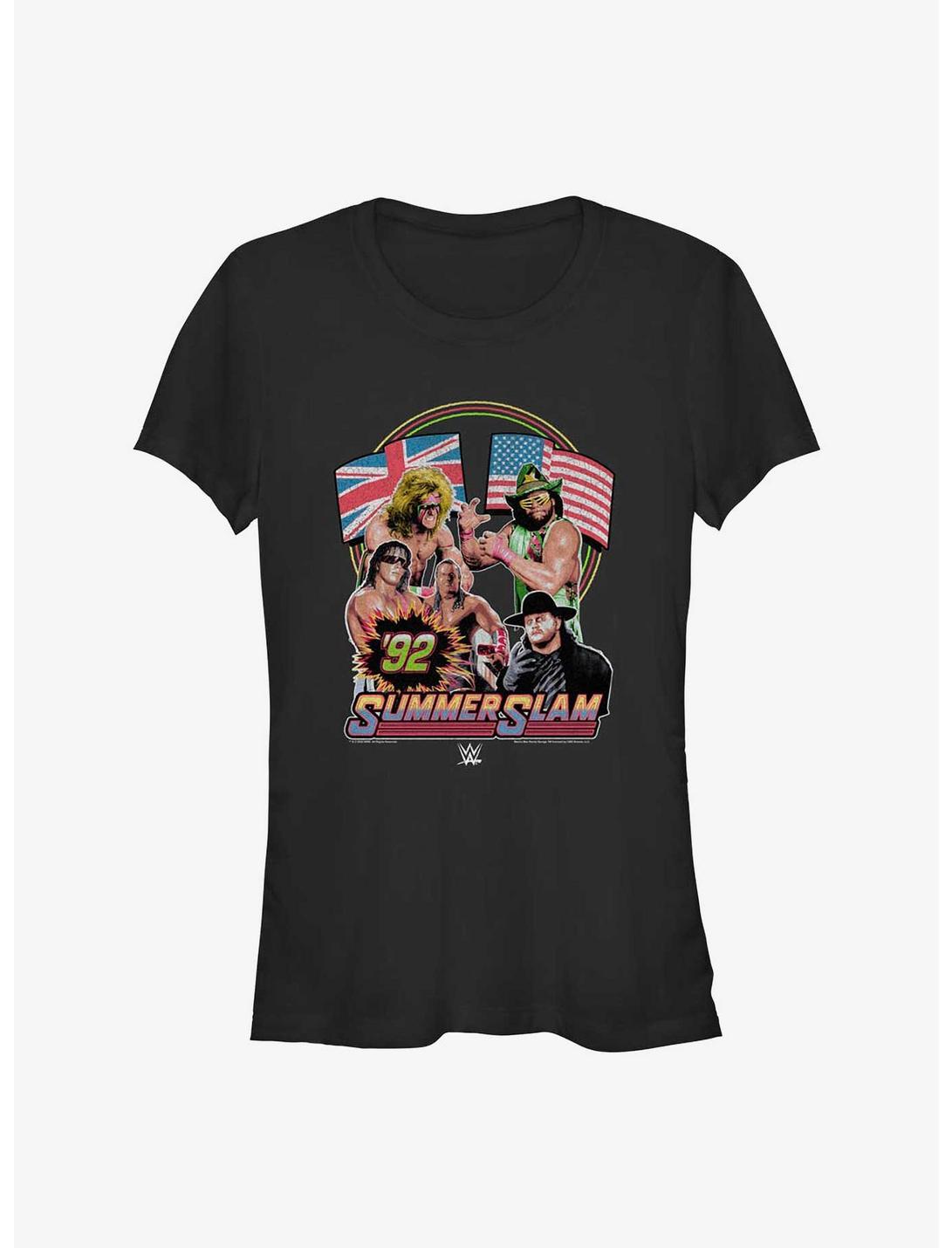 WWE Summerslam '92 Girls T-Shirt, BLACK, hi-res