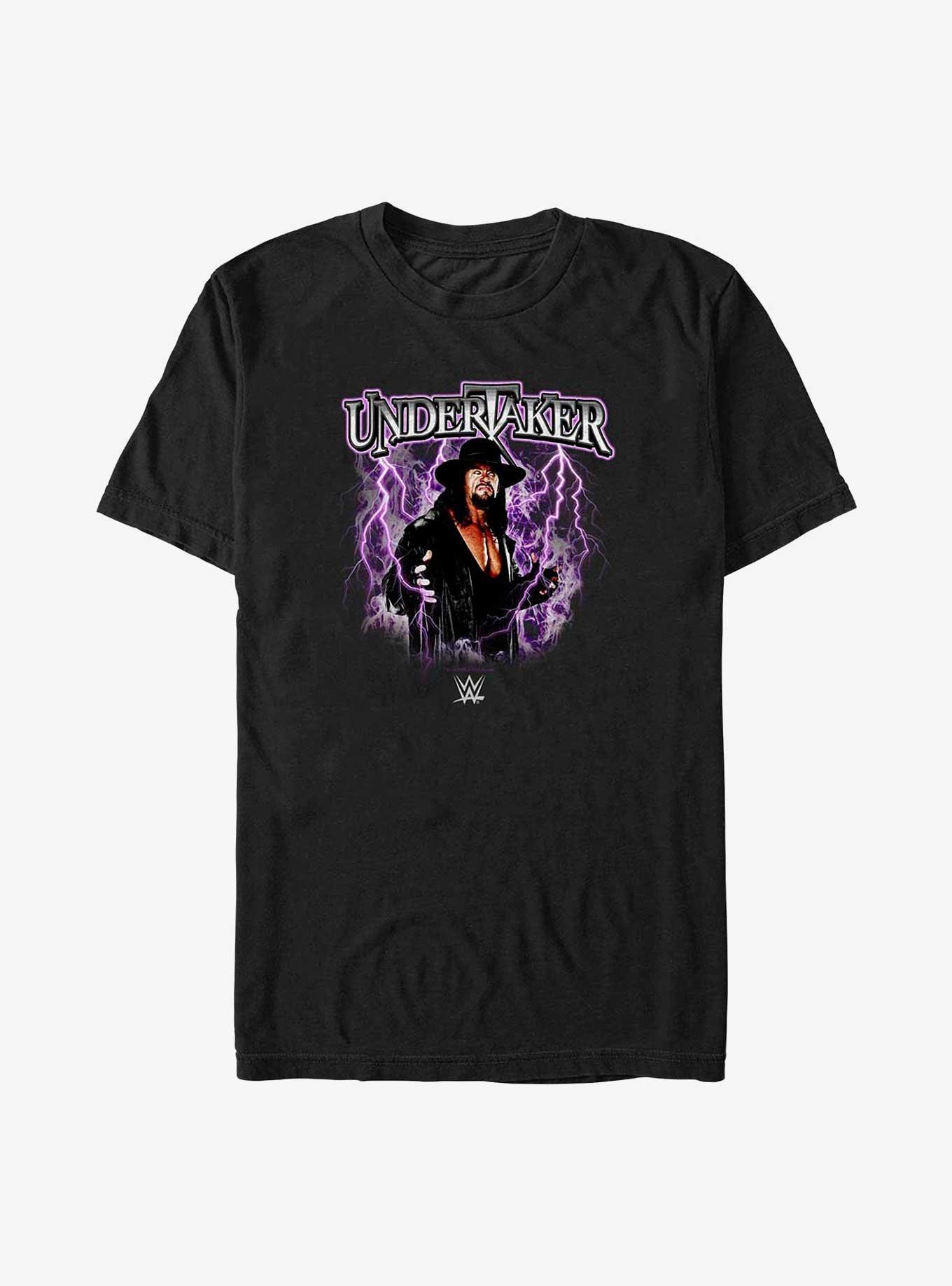 WWE The Undertaker Lightning Storm T-Shirt, BLACK, hi-res
