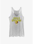 WWE Mick Foley Mankind Have A Nice Day! Icon Girls Tank, WHITE HTR, hi-res