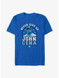 WWE John Cena Never Give Up T-Shirt, ROYAL, hi-res