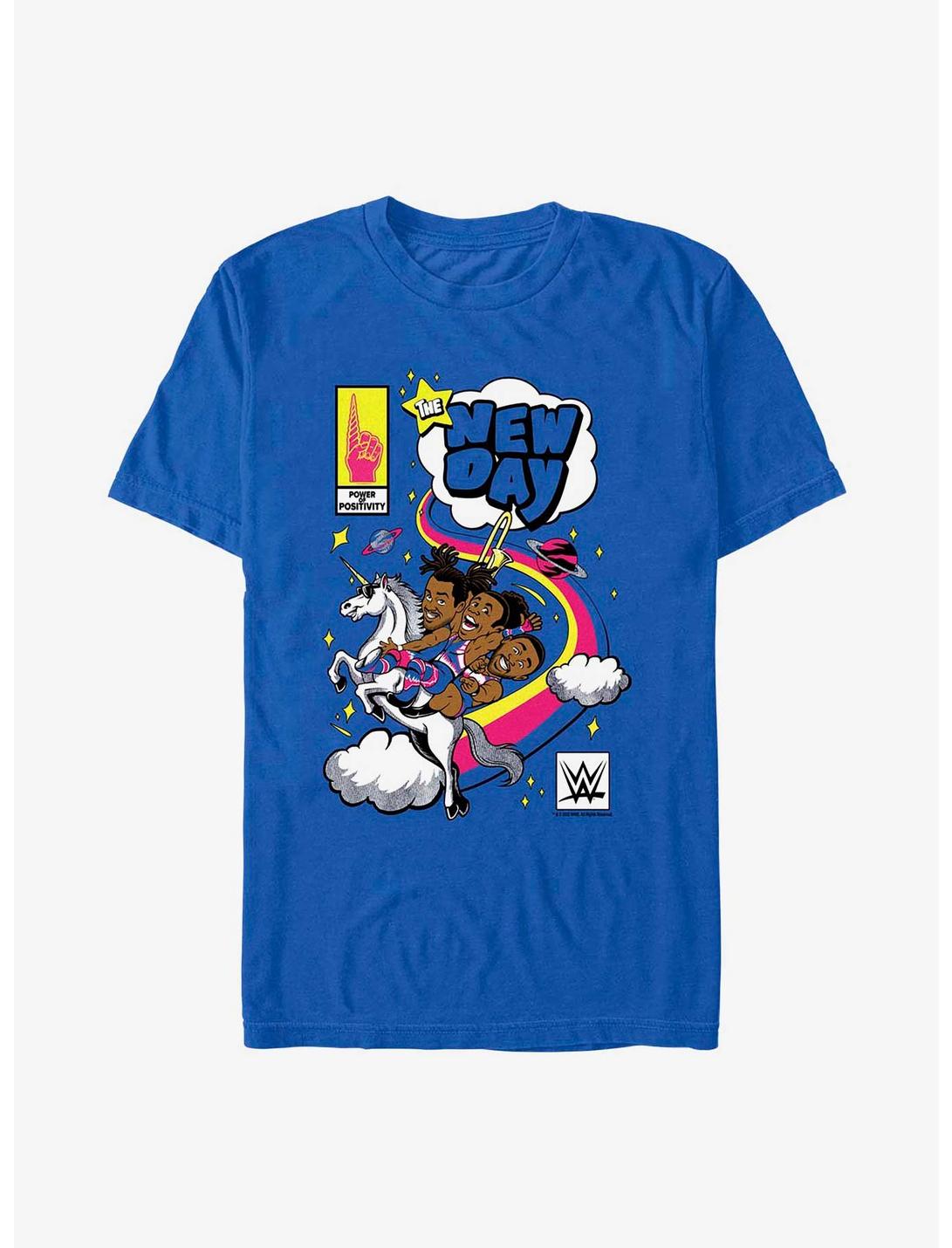 WWE The New Day Power of Positivity T-Shirt, ROYAL, hi-res