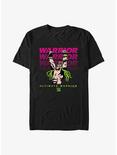 WWE Ultimate Warrior Name Stack T-Shirt, BLACK, hi-res