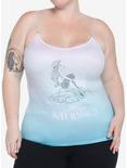 Her Universe Disney The Little Mermaid Ombre Pearl Strap Girls Cami Plus Size, MULTI, hi-res