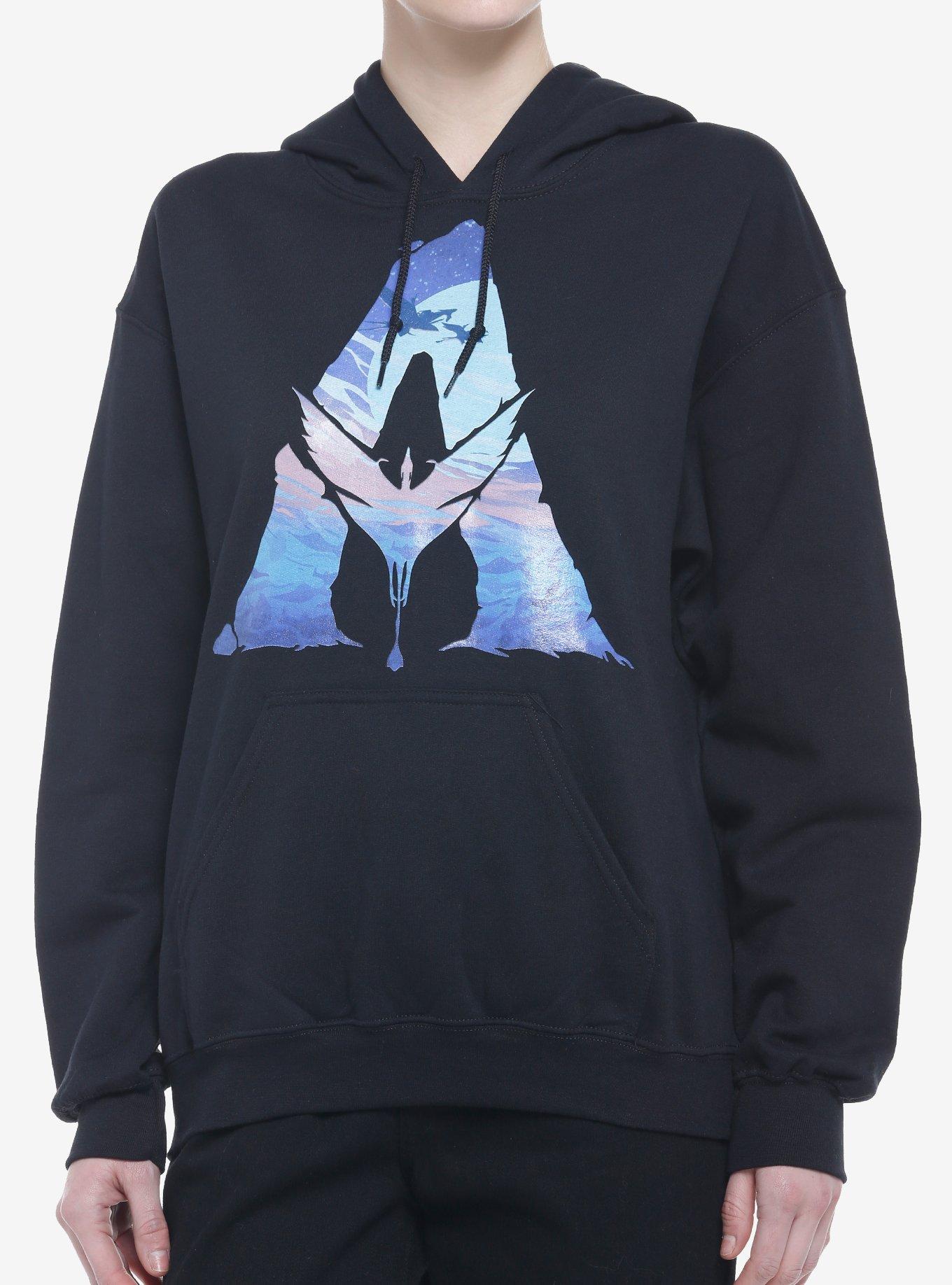 Avatar: The Way Of Water Logo Glow-In-The-Dark Hoodie | Hot Topic