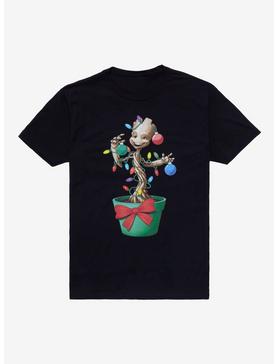 Marvel Guardians Of The Galaxy Groot Holiday Lights T-Shirt, , hi-res